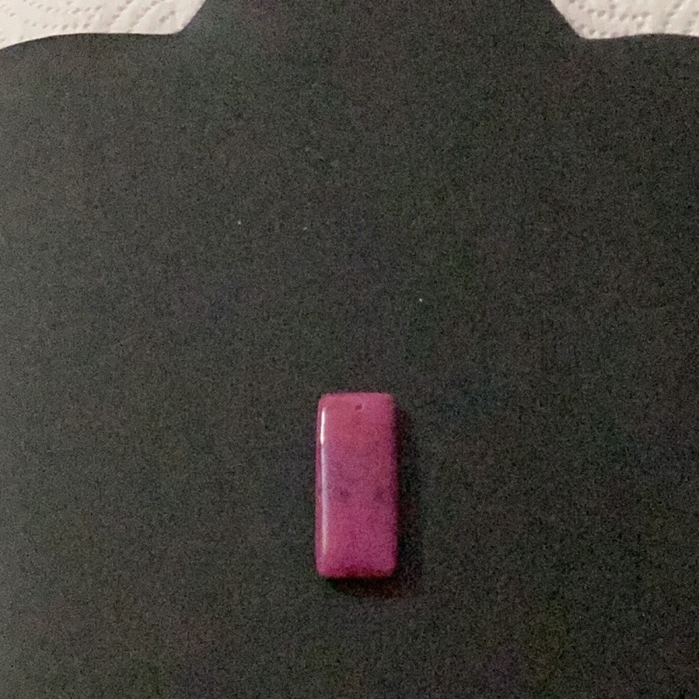 Chic Pink Rectangular Pendant - image 1